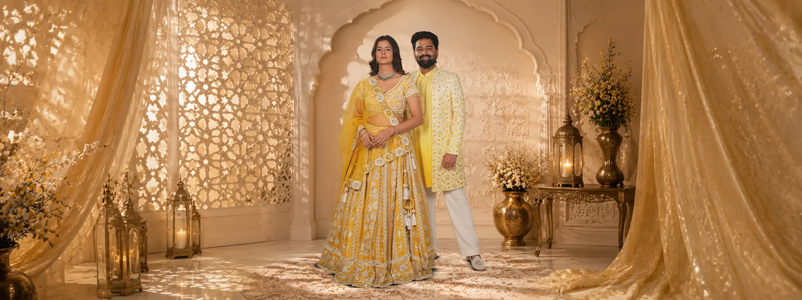 Artisanal Wedding Outfits For Bride & Groom
